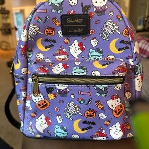 Loungefly Sanrio Halloween Backpack - Purple and Multicolor